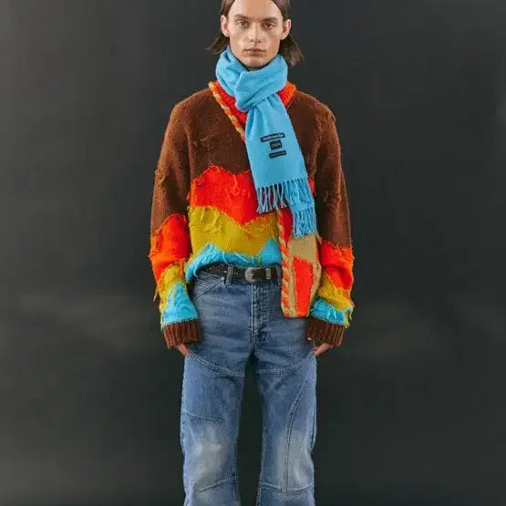 [BUNJANG] Andersson Bell Washed Blue Wide Leg Jeans Size 29 / 앤더슨벨 워시드 블루 와이드 레그진 29사이즈