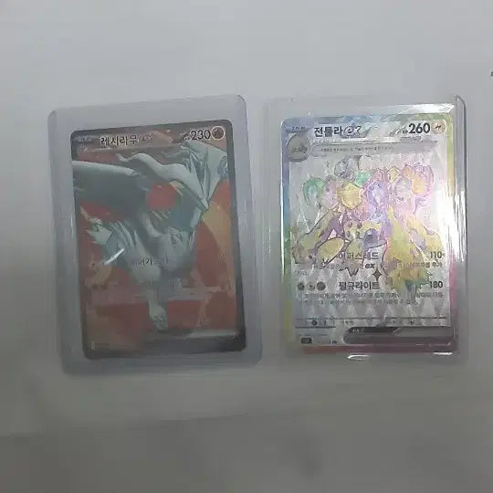 [BUNJANG] Reshiram &amp; Turffield SR Pokemon Card / 포켓몬카드 레시라무,전툴라 SR