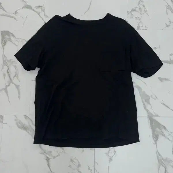 [BUNJANG] System Homme Black Pocket Short-Sleeve T-Shirt / 시스템옴므 블랙 포켓 반팔 티셔츠
