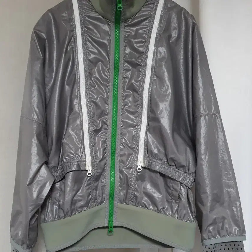 [BUNJANG] Adidas by Stella McCartney Layered Windbreaker Jacket / 아디다스 바이 스텔라메카트니 레이어드 바람막이 자켓