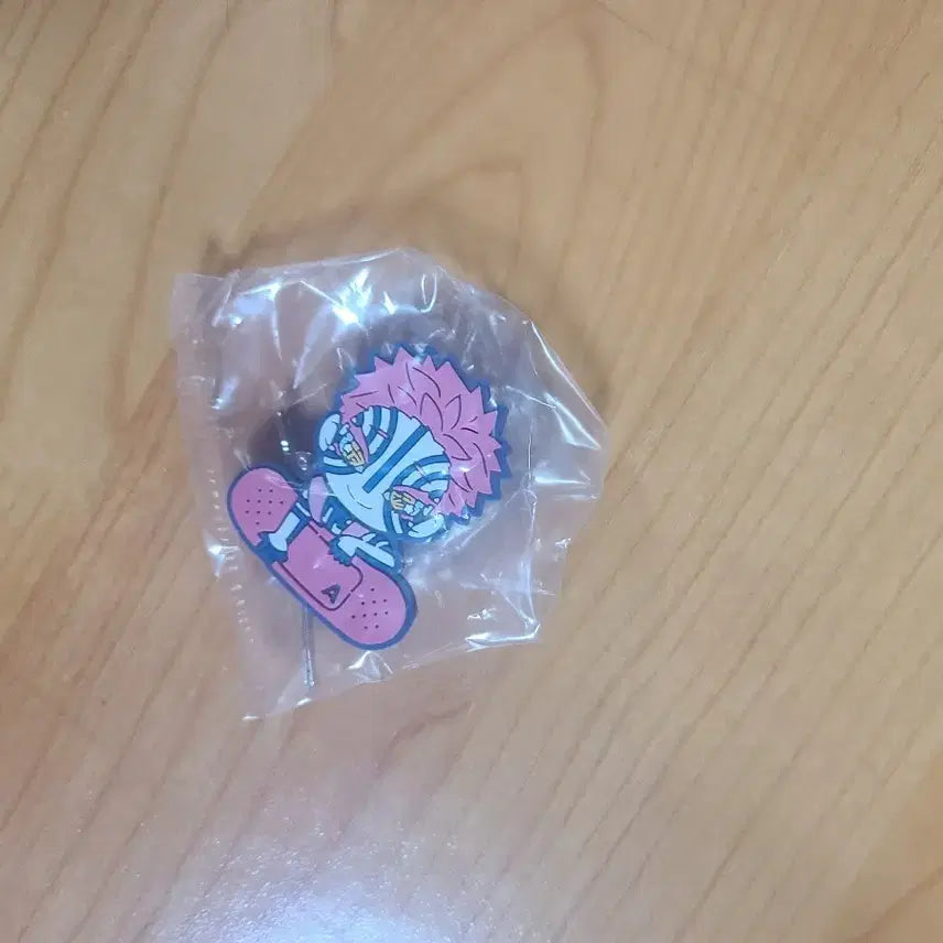 [BUNJANG] Demon Slayer Akaza Skateboard Keyring / 귀멸의 칼날 아카자 스케이트보드 키링