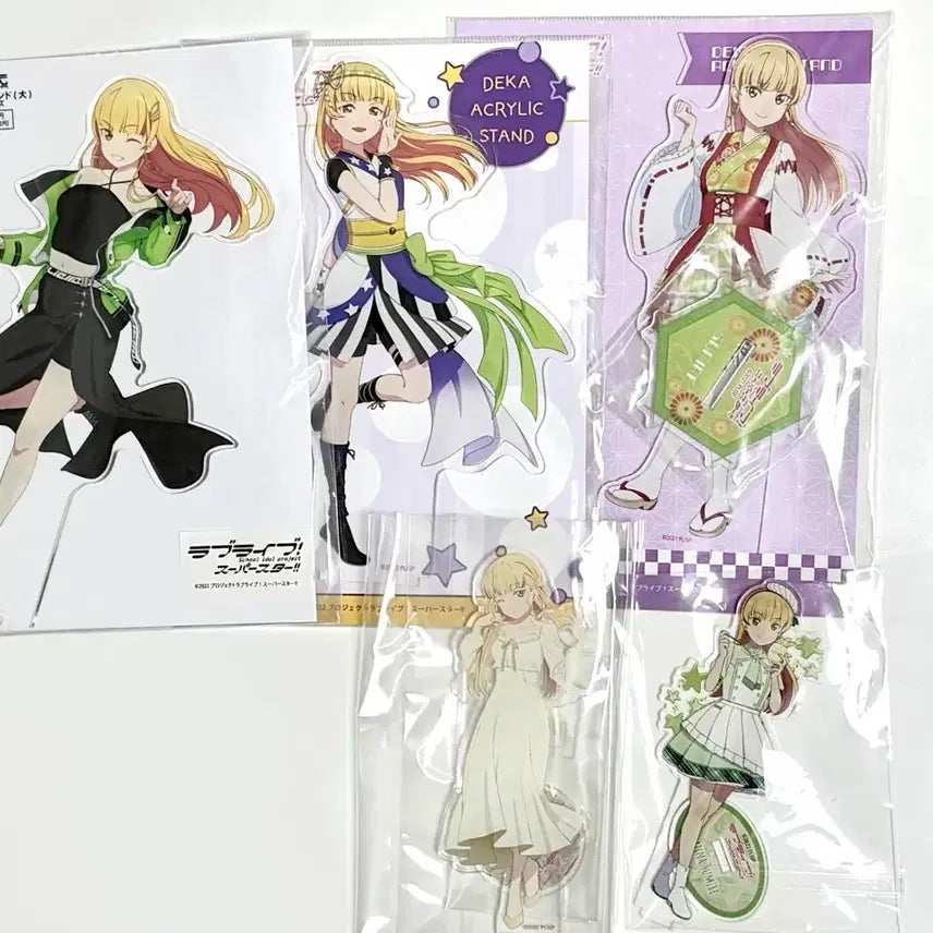 [BUNJANG] Love Live! Superstar!! Liella! Heanna Sumire Acrylic Bundle Set / 러브라이브 슈퍼스타 리엘라 헤안나 스미레 아크릴 일괄