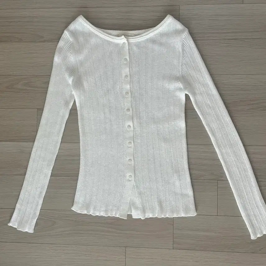 [BUNJANG] TOWAVASE Ivory Wrap Cardigan Set / 토와브 랩 가디건 세트 아이보리
