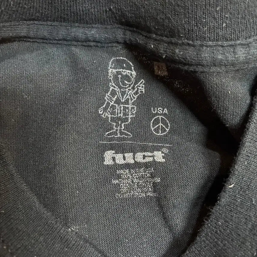 [BUNJANG] FUCT FUCT T-Shirt Black Made in USA / M) FUCT 퍽트 티셔츠 블랙 Made in USA