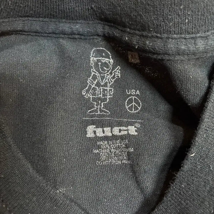 [BUNJANG] FUCT FUCT T-Shirt Black Made in USA / M) FUCT 퍽트 티셔츠 블랙 Made in USA