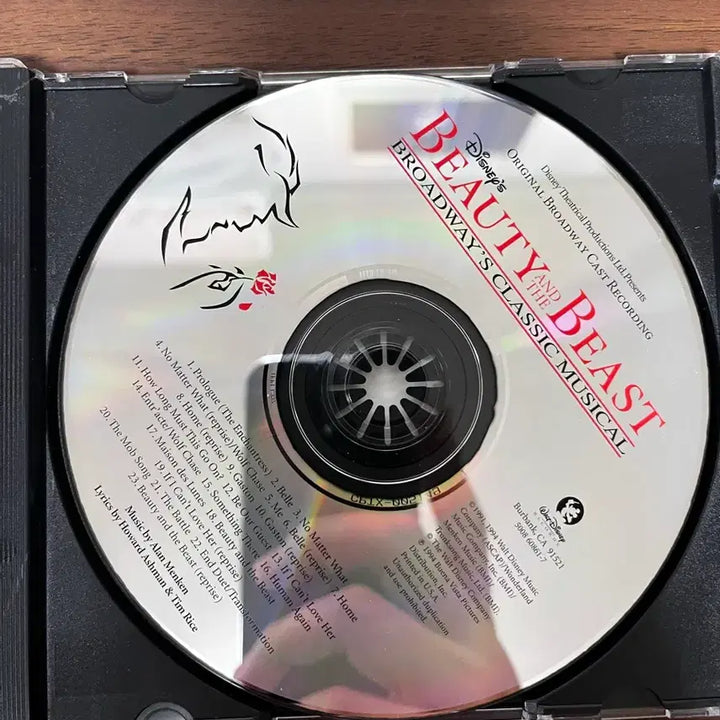 [BUNJANG] Beauty and the Beast Broadway Cast Recording OST / 뮤지컬 미녀와 야수 O.S.T. [브로드웨이 캐스트 레코딩]