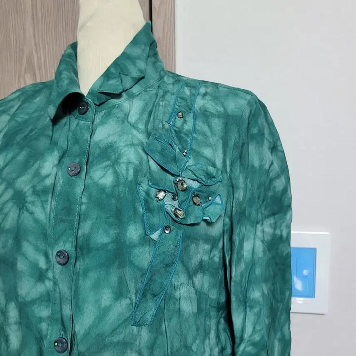 [BUNJANG] Lee Heon Young Linen Blend Blouse / 이헌영 인견 고급스런 블라우스