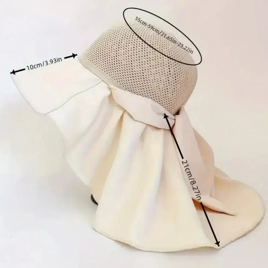 [SOLD OUT] 햇빛 가림 모자 블랙