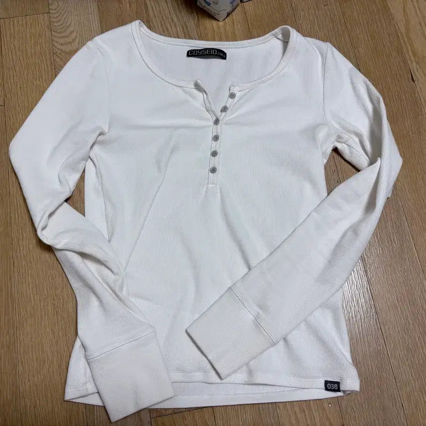 [BUNJANG] Koiseio 038 Button Long Sleeve White Shirt / 코이세이오 038 BUTTON LONG SLEEVE WHITE