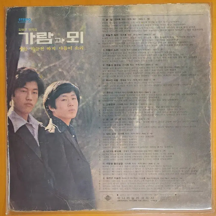 [BUNJANG] Garam &amp; Moe Birthday/Teardrop Sound Vinyl LP / LP/가람과뫼-생일/다듬이 소리