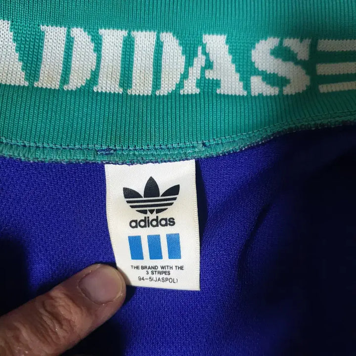 [BUNJANG] Adidas Old School Track Top Jacket / 제펜 올드스쿨 아디다스 블루종 트랙탑 블루 / 퍼플