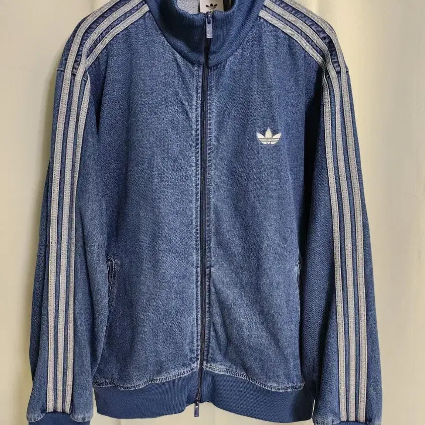 [BUNJANG] Adidas Denim Firebird Track Top Medium Blue JC6233 / [ 2XL ] 아디다스 데님 파이어버드 트랙탑 미디움 블루 JC6233