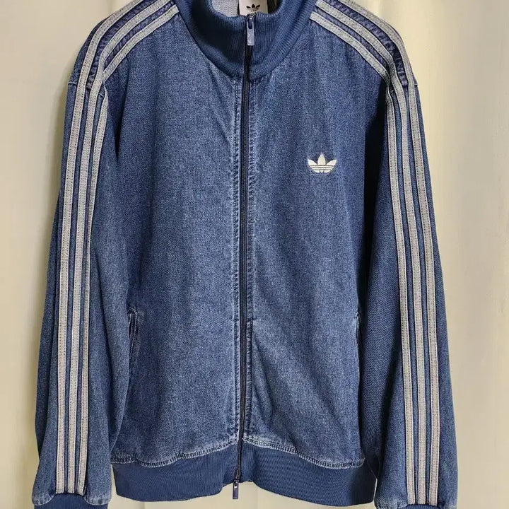 [BUNJANG] Adidas Denim Firebird Track Top Medium Blue JC6233 / [ 2XL ] 아디다스 데님 파이어버드 트랙탑 미디움 블루 JC6233