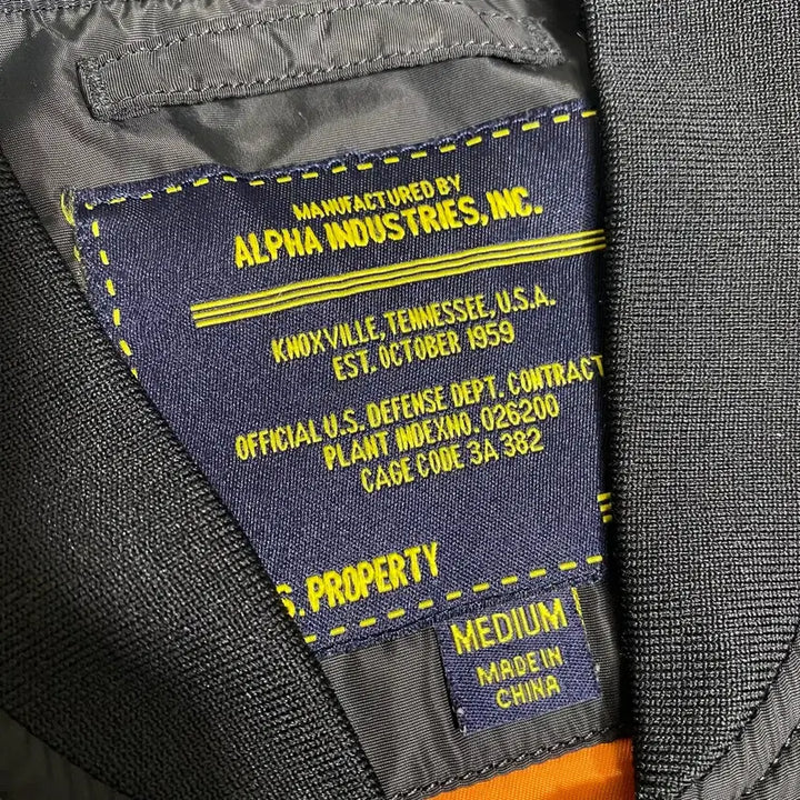 [BUNJANG] Alpha Industries Black Long MA-1 Jacket M / 알파인더스트리 블랙 롱 MA-1 자켓 M