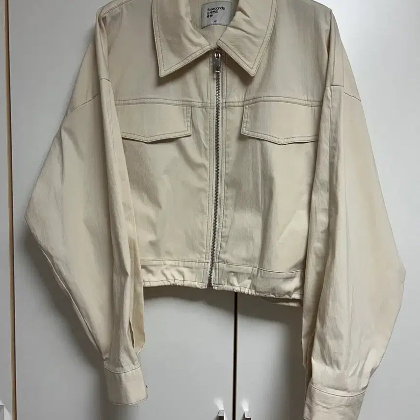 [BUNJANG] 8 Seconds Cropped Jacket Ivory / 에잇세컨즈 크롭 자켓 아이보리