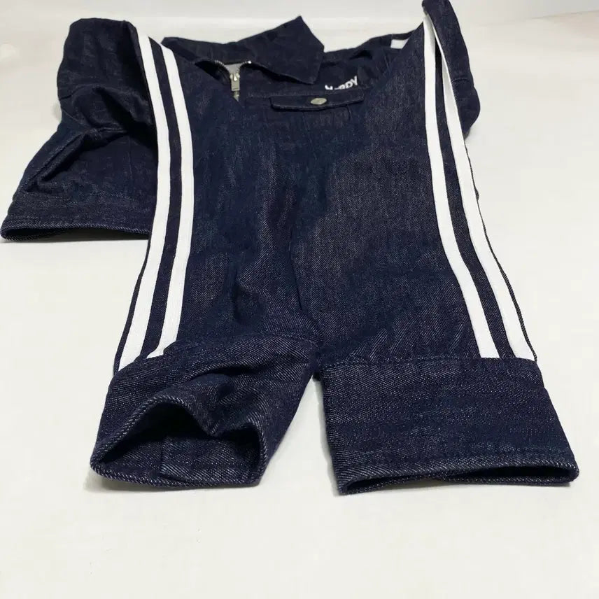 [SOLD OUT] 널디 라인 크롭 데님 자켓 S