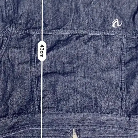 [SOLD OUT] 널디 라인 크롭 데님 자켓 S