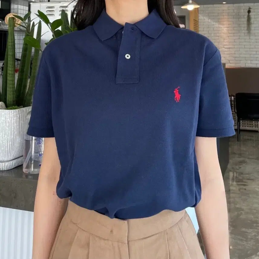 [BUNJANG] Ralph Lauren Polo PK Collar T-shirt / 랄프로렌 폴로 반팔 PK 카라 티셔츠