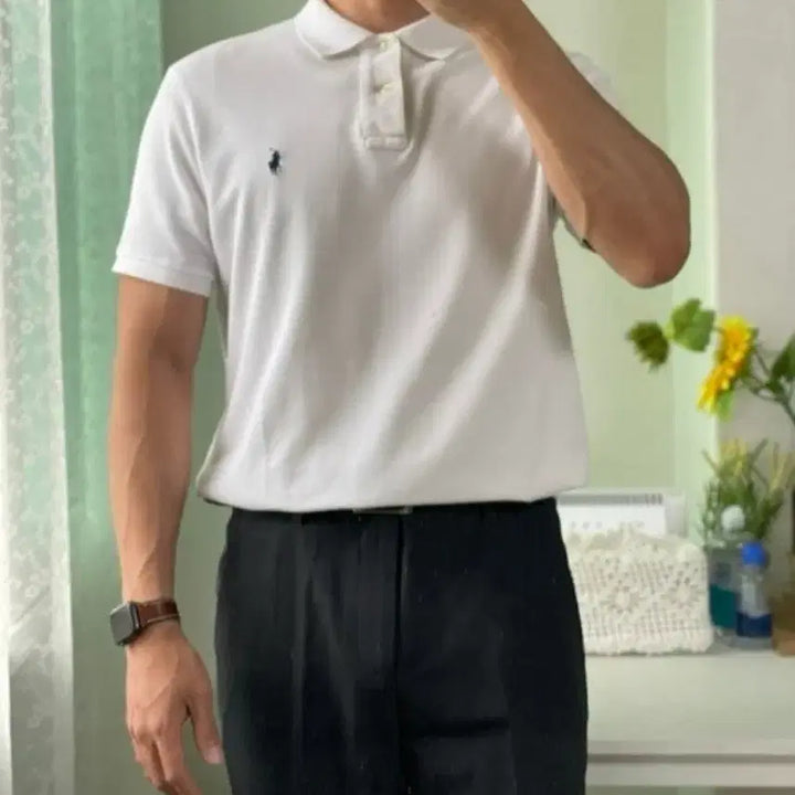 [BUNJANG] Ralph Lauren Polo PK Collar T-shirt / 랄프로렌 폴로 반팔 PK 카라 티셔츠