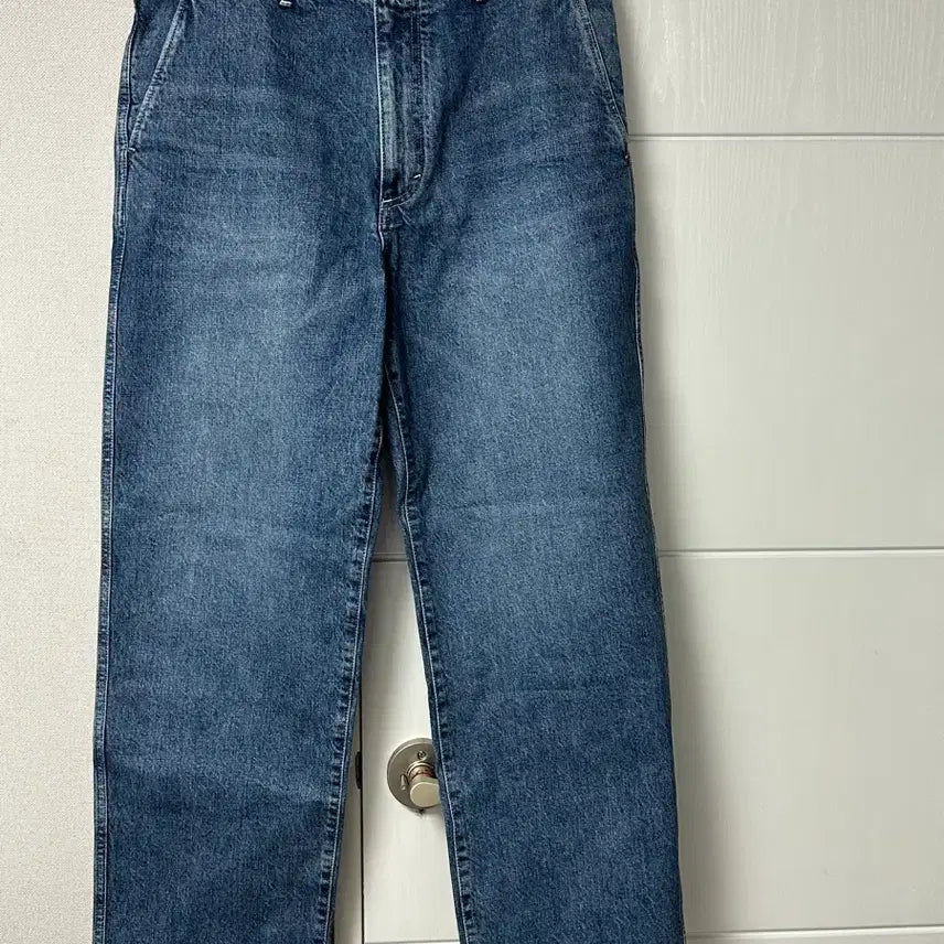 [BUNJANG] Pottery One Wash Wide Denim Mid Blue Size 3 / 포터리 원 워시 와이드 데님 미드블루 택체 새제품3사이즈