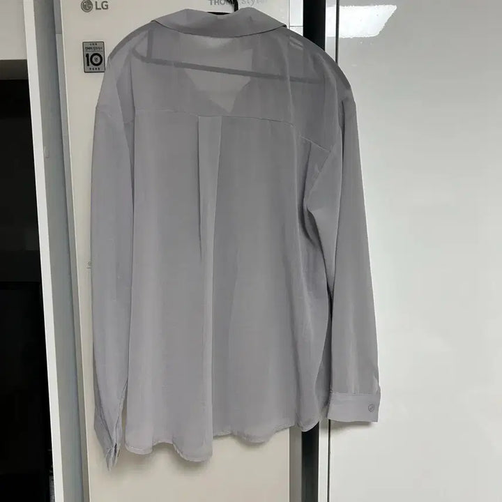 [SOLD OUT] [옷정리] 시스루 셔츠 블라우스 (그레이)