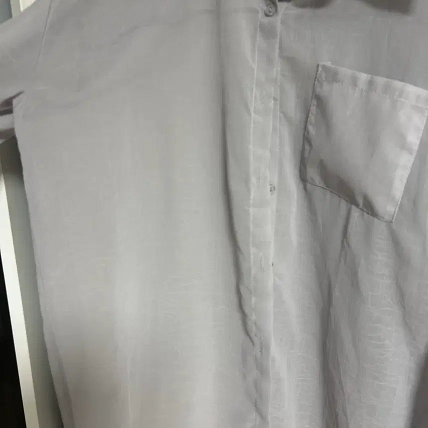 [SOLD OUT] [옷정리] 시스루 셔츠 블라우스 (그레이)