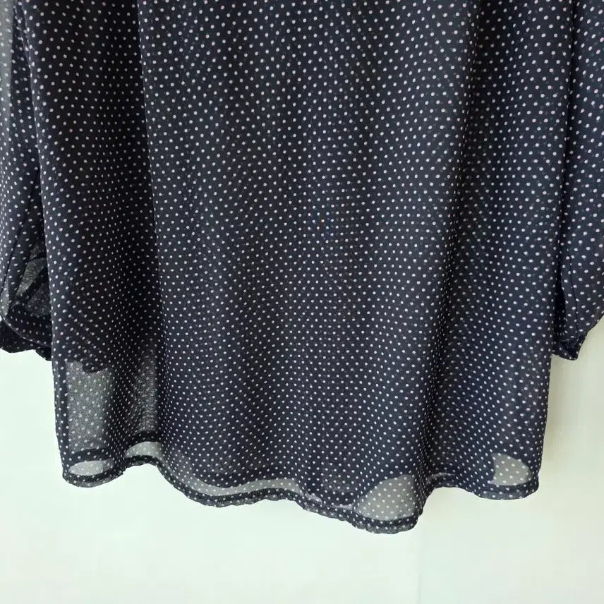 [SOLD OUT] F/도트 시폰 셔츠블라우스