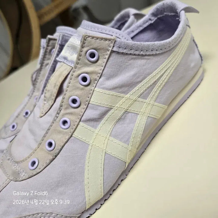[BUNJANG] Onitsuka Tiger Slip-on Lavender Sneakers / 오니츠카타이거 슬립온 라벤더 245mm