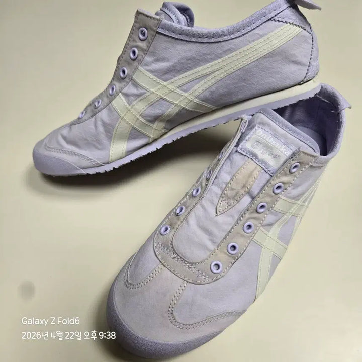 [BUNJANG] Onitsuka Tiger Slip-on Lavender Sneakers / 오니츠카타이거 슬립온 라벤더 245mm