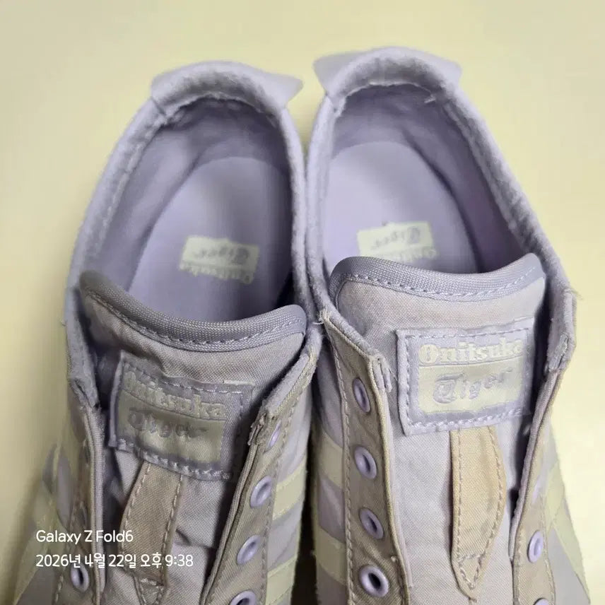 [BUNJANG] Onitsuka Tiger Slip-on Lavender Sneakers / 오니츠카타이거 슬립온 라벤더 245mm