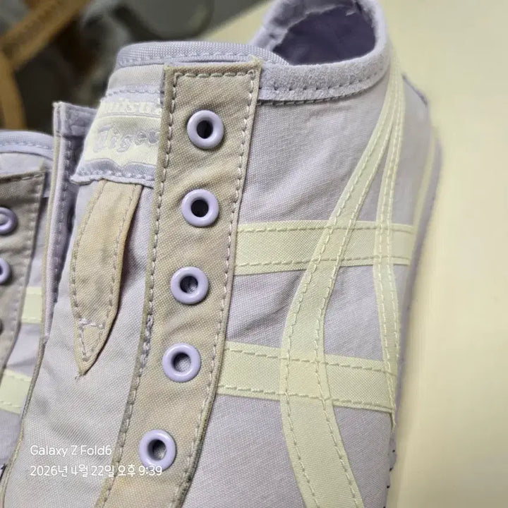 [BUNJANG] Onitsuka Tiger Slip-on Lavender Sneakers / 오니츠카타이거 슬립온 라벤더 245mm