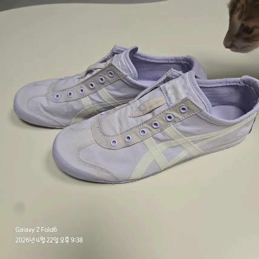 [BUNJANG] Onitsuka Tiger Slip-on Lavender Sneakers / 오니츠카타이거 슬립온 라벤더 245mm
