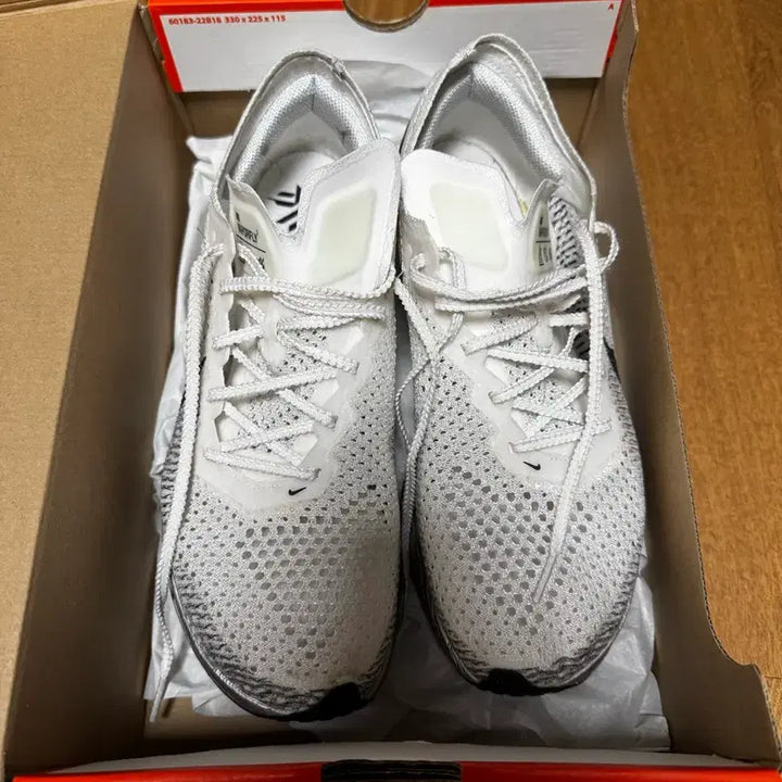 [BUNJANG] Nike ZoomX Vaporfly Next% 3 White Gray Running Shoes / 나이키 줌X 베이퍼플라이 넥스트% 3 화이트 그레이 265