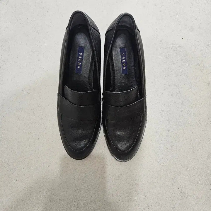 [BUNJANG] Sera Black Loafers - Low Heel (4cm) / 세라 단화 로퍼 230