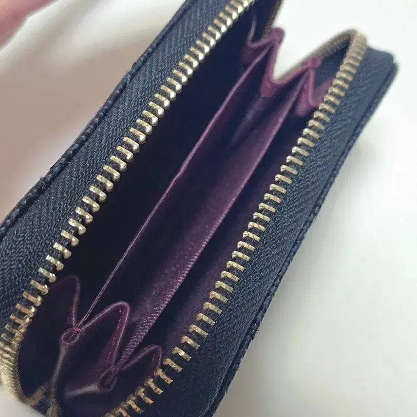 [BUNJANG] Caviar Leather Card Wallet / 캐비어 카드지갑 가죽 카드지갑