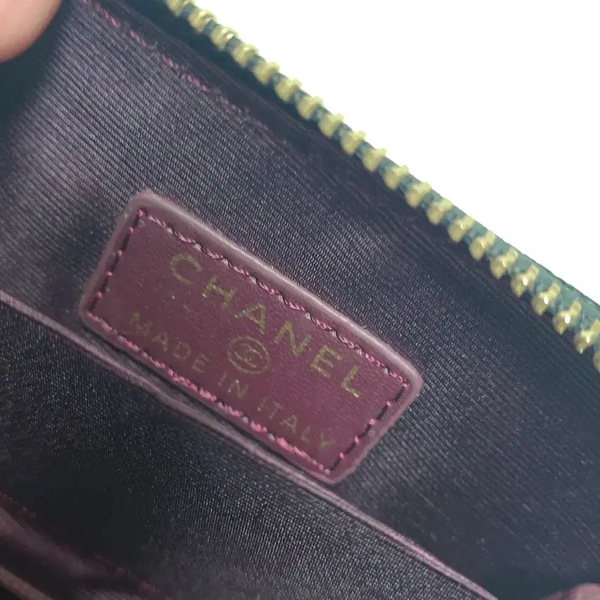 [BUNJANG] Caviar Leather Card Wallet / 캐비어 카드지갑 가죽 카드지갑