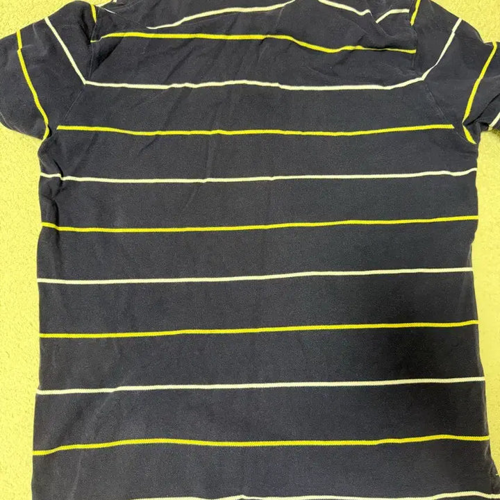 [BUNJANG] Beanpole Striped Short Sleeve Polo Shirt / 빈폴 스트라이프 반팔 카라티셔츠