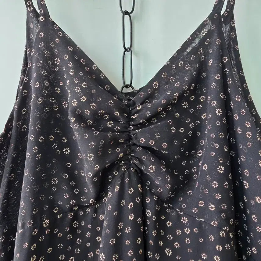 [BUNJANG] Chiffon Shirring Bustier Dress / S/시폰 셔링 뷔스띠에원피스