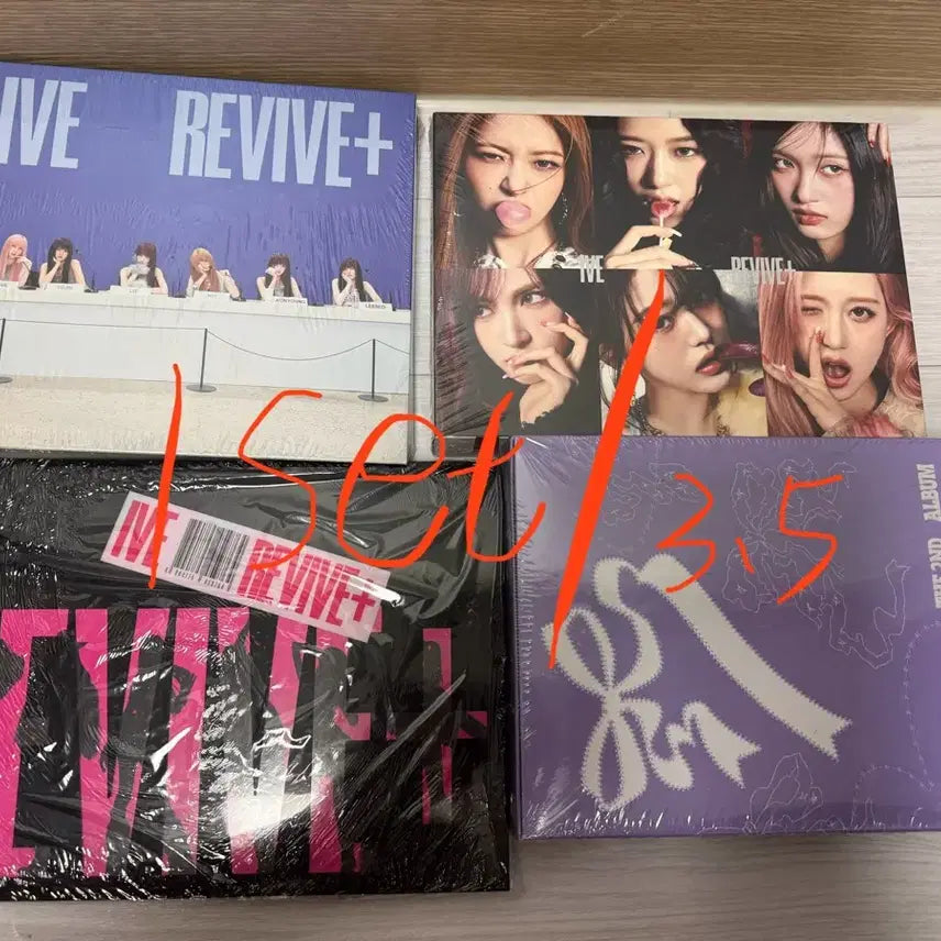 [BUNJANG] IVE RELIVE Album 4-Set / 아이브 RELIVE 앨범 4종 세트
