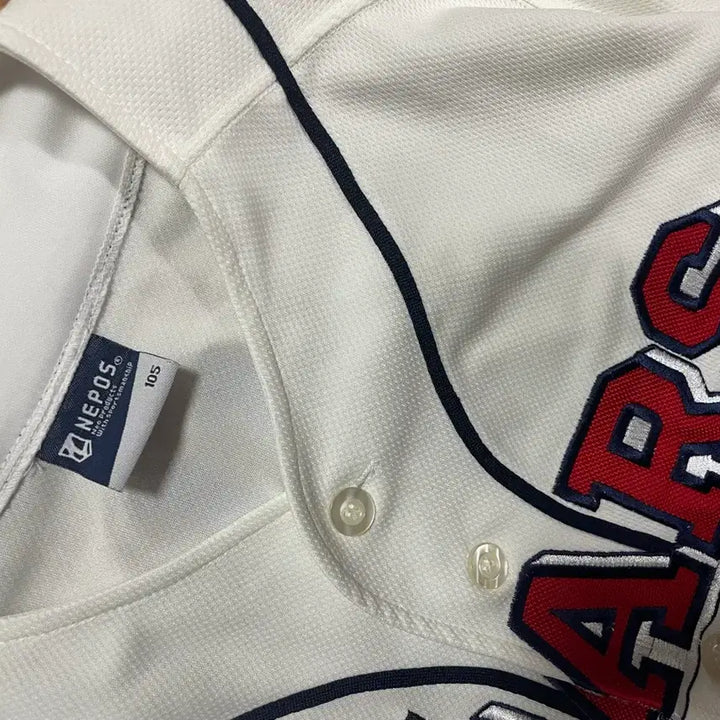 [BUNJANG] Doosan Bears White Baseball Jersey (Size 105) / 두산베어스 유니폼 야구 반팔 105 화이트 유니폼