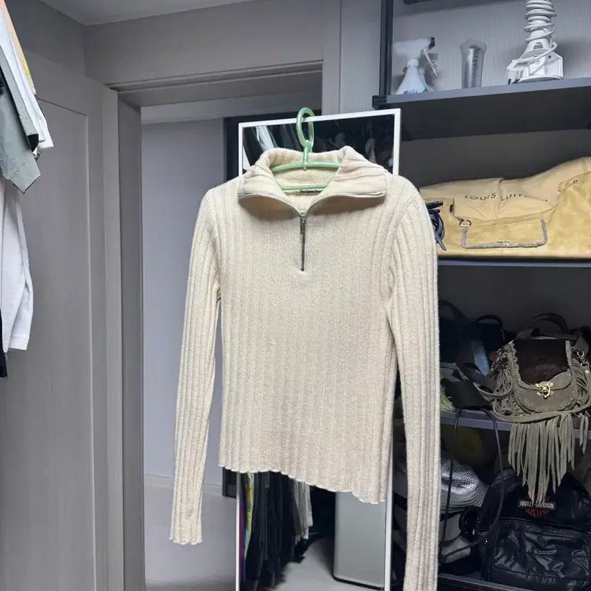 [BUNJANG] TheOpen Product Half-Zip Knit Sweater / 더오픈 오픈와이와이 반집업니트