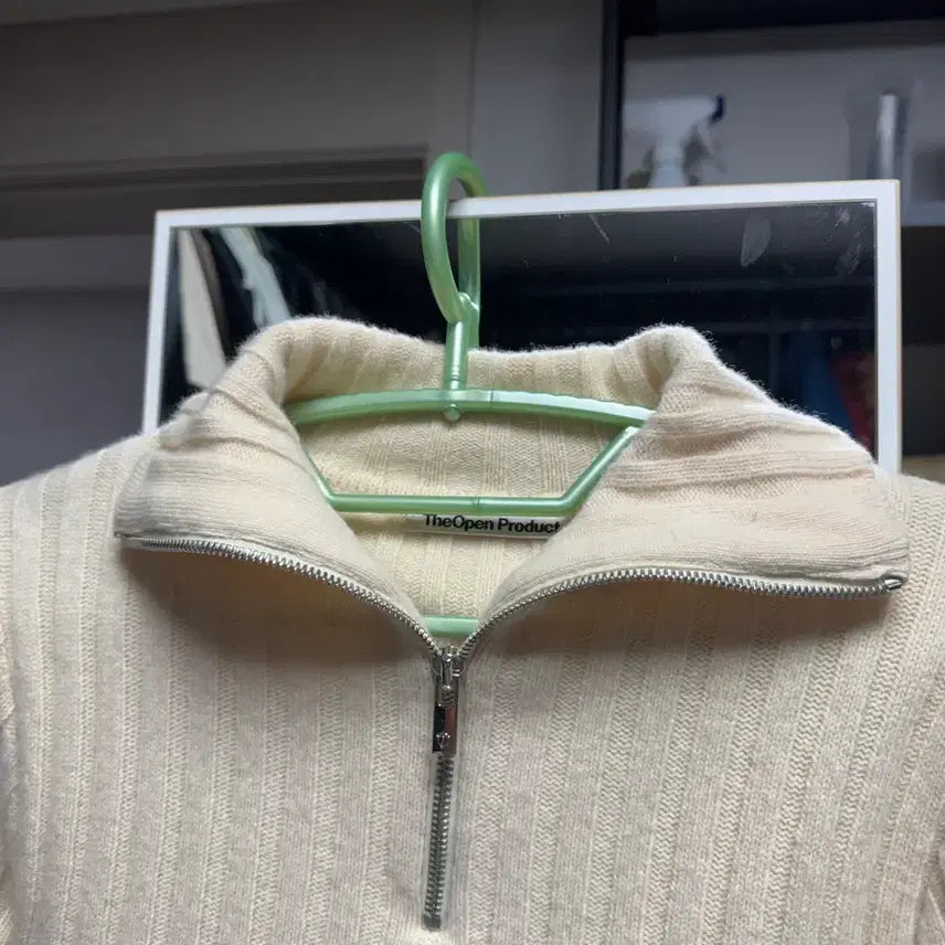 [BUNJANG] TheOpen Product Half-Zip Knit Sweater / 더오픈 오픈와이와이 반집업니트