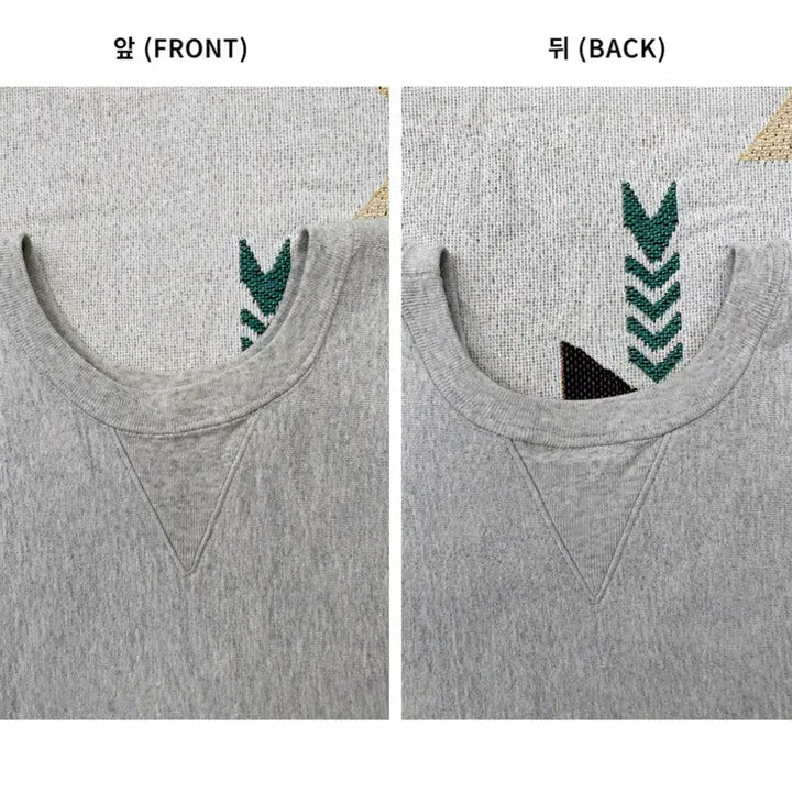 [BUNJANG] Champion Reverse Weave Double V USA Sweatshirt / [데드스탁]40s 복각 챔피온 리버스위브 더블 V USA 스웻셔츠 M