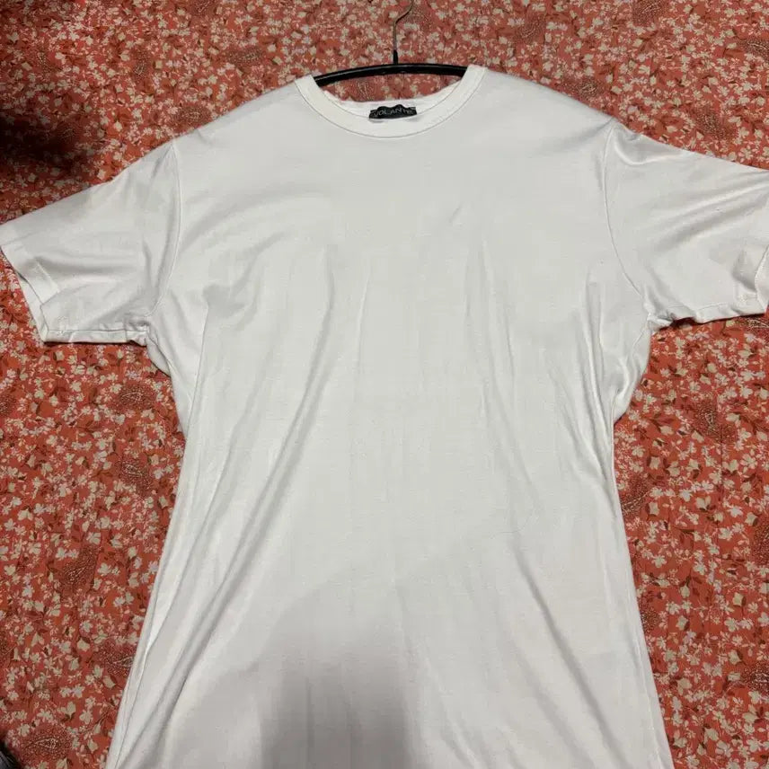 [BUNJANG] VOLANTE Muscle Fit Short Sleeve T-Shirt White Size 2 / 볼란테 머슬핏 반팔 화이트 2사이즈