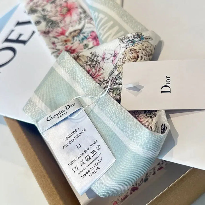 [BUNJANG] Dior Floral Mitzah Scarf / 디올 플로럴 미차 스카프