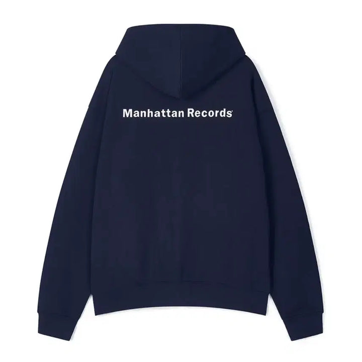 [BUNJANG] Manhattan Records Navy Hoodie XL / 맨하탄레코즈 후드집업 네이비 XL