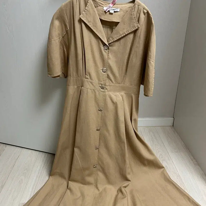 [BUNJANG] NICE CLAUP Beige Midi Dress / 나이스클랍 원피스