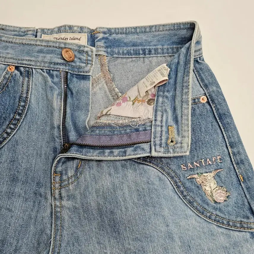[BUNJANG] Thursday Island Vintage Denim Shorts / 써스데이아일랜드 빈티지 데님 팬츠 반바지