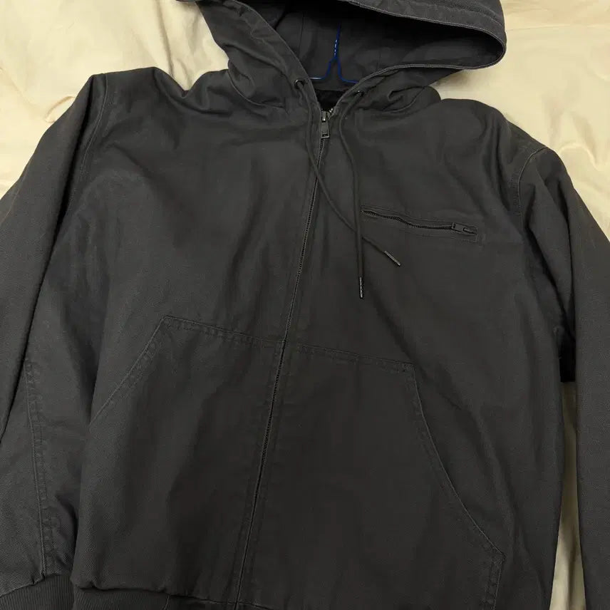 [BUNJANG] Musinsa Standard Pigment Canvas Hooded Work Jacket / 무신사 스탠다드 피그먼트 캔버스 후드 워크 자켓 L