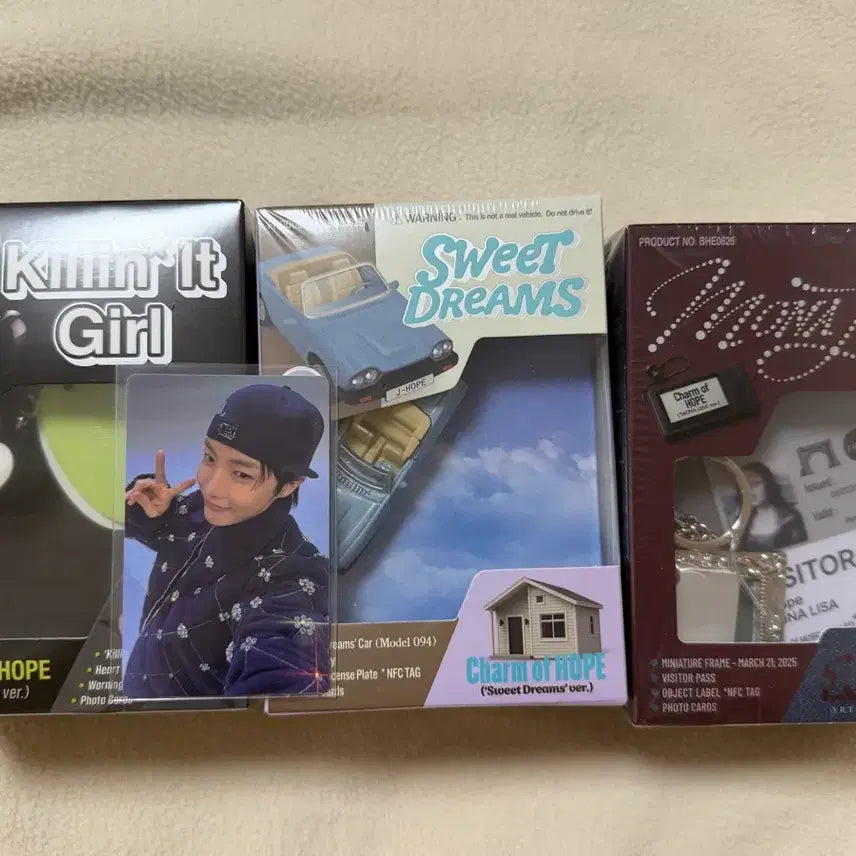 [SOLD OUT] 방탄소년단 charm of hope 제이홉 키링앨범 위버스 특전 포함